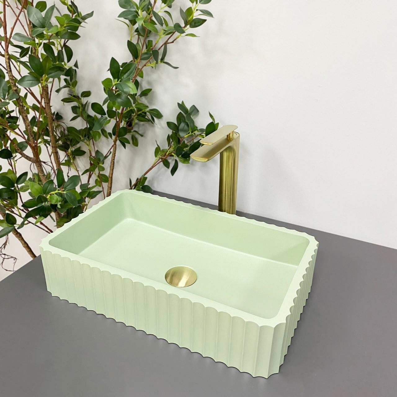 Умывальник накладной VBI FLORENTIA Light Green Matt (2808389443)