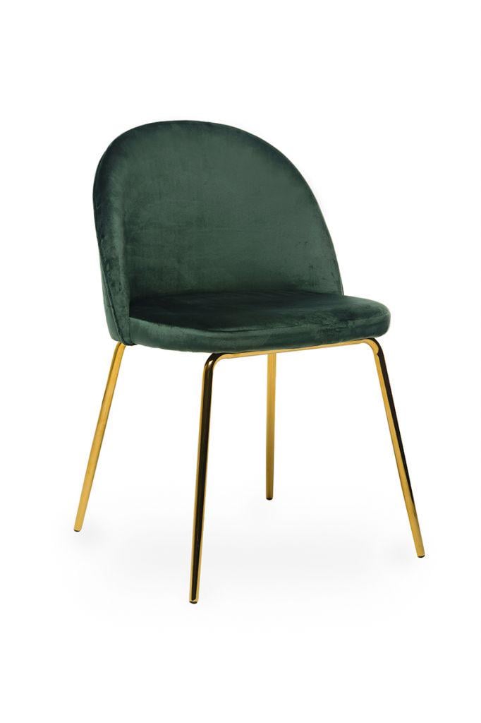 Стул обеденный Ветро Мебель M-12-2 780х520х510 вельвет/сталь Золотой/Изумрудный Стул обеденный Ветро Мебель M-12-2 780х520х510 вельвет/сталь Золотой/Изумрудный
