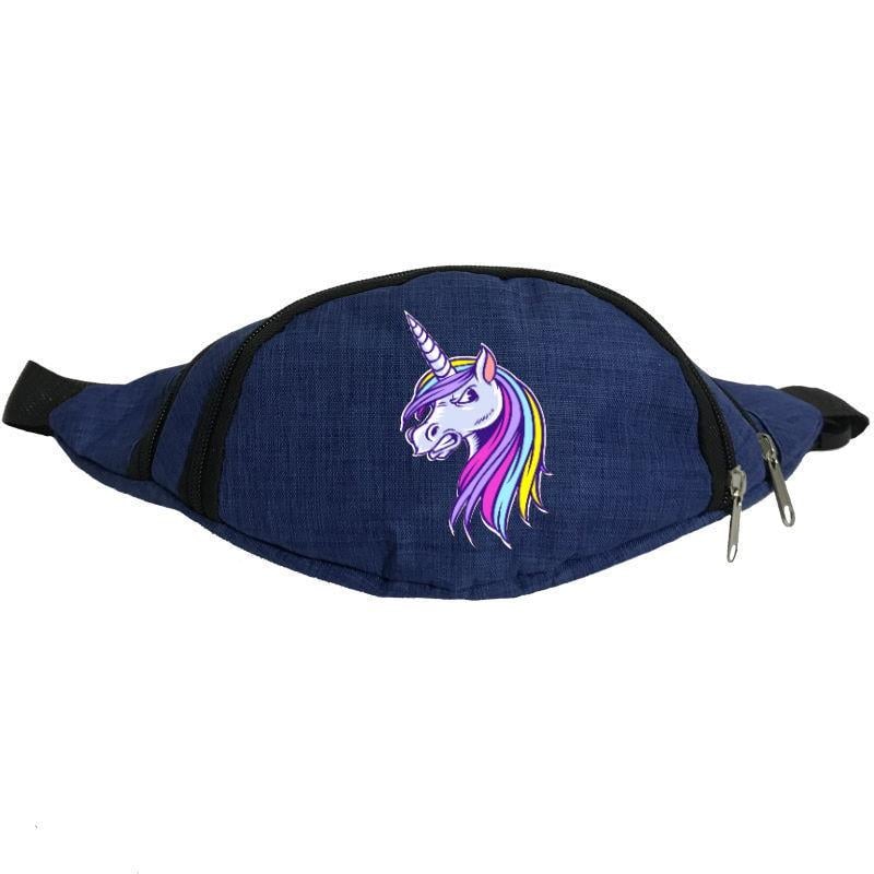 Поясная сумка-бананка Cappuchino toys Unicorn EDN 007 Синий (1369989323)