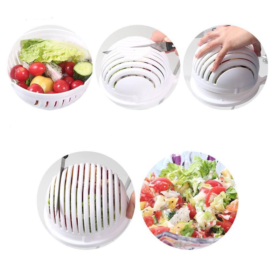 Овочерізка Salad Cutter Bowl Білий (15468092) - фото 4