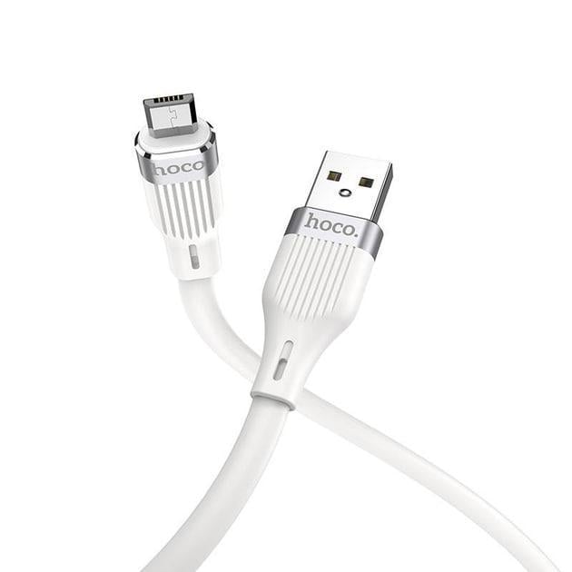 Кабель Hoco U72 Micro silicone cable 2,4A 1,2 м (00000006585)