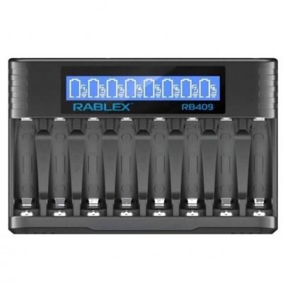 Зарядное устройство для аккумуляторов Rablex RB-409 с LCD дисплеем
