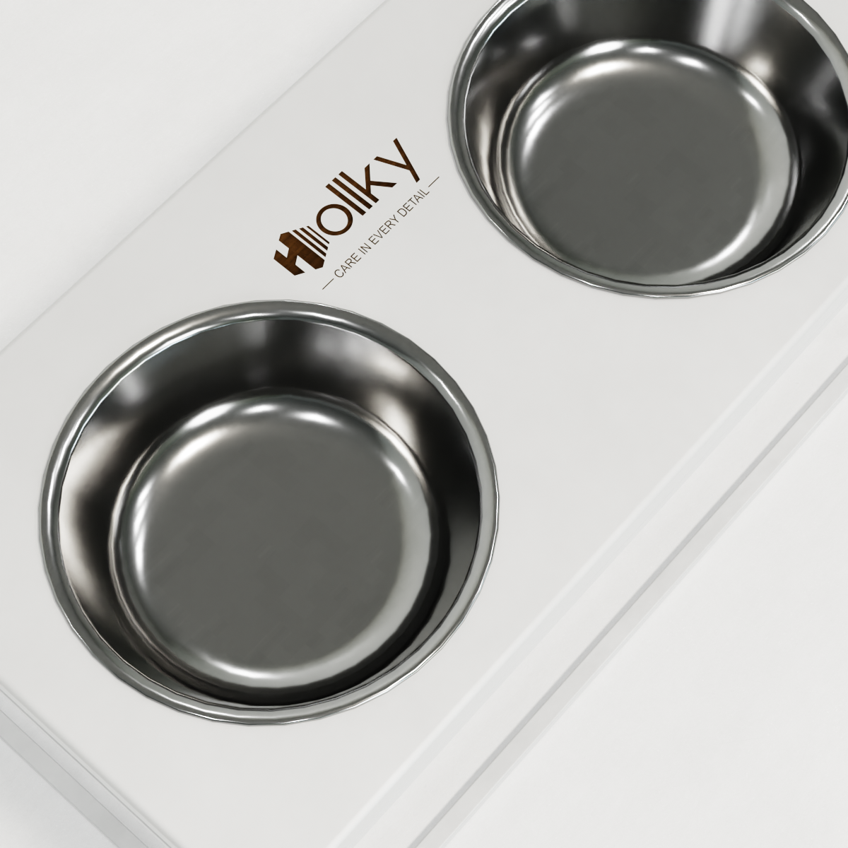 Миски на подставке для больших собак Hollky Base XL20 2х1,8 л (BXL20-522620-WHWH) - фото 4 Миски на подставке для больших собак Hollky Base XL20 2х1,8 л (BXL20-522620-WHWH) - фото 4