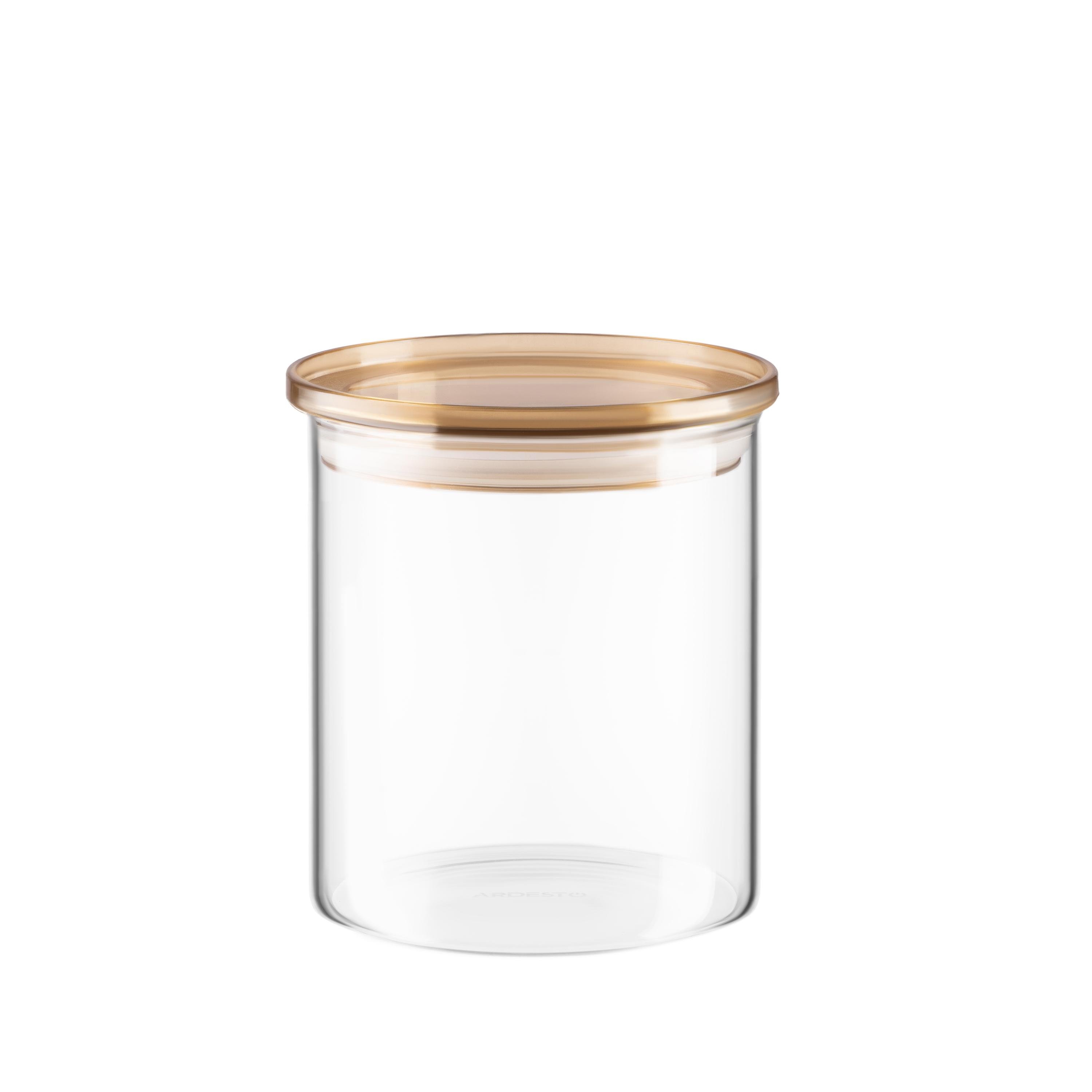 Банка для сыпучих Ardesto Fresh AR1307SFM стеклянная с бамбуковой крышкой 700 мл (28592647)