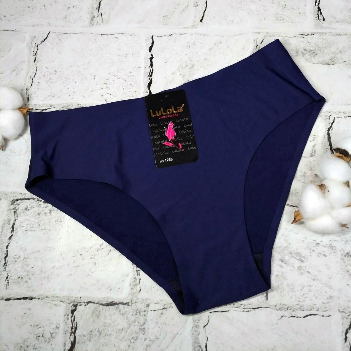 Трусики слипы Lulola бесшовные/микрофибра р. 42/L Синий L 42 (1236-1