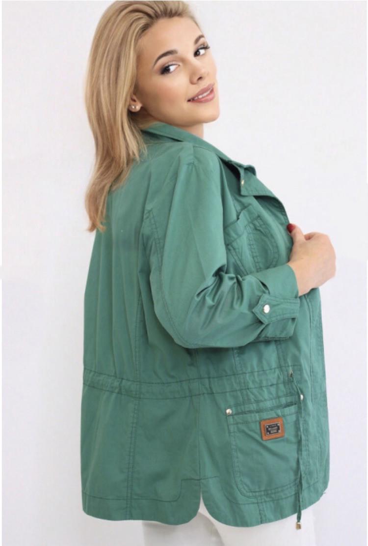Женская ветровка Femininity 3XL Изумрудный - фото 2