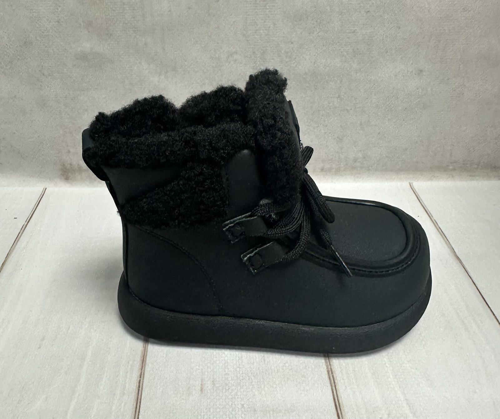 Черевики дитячі Lilin на овчині р. 27/17 см Чорний