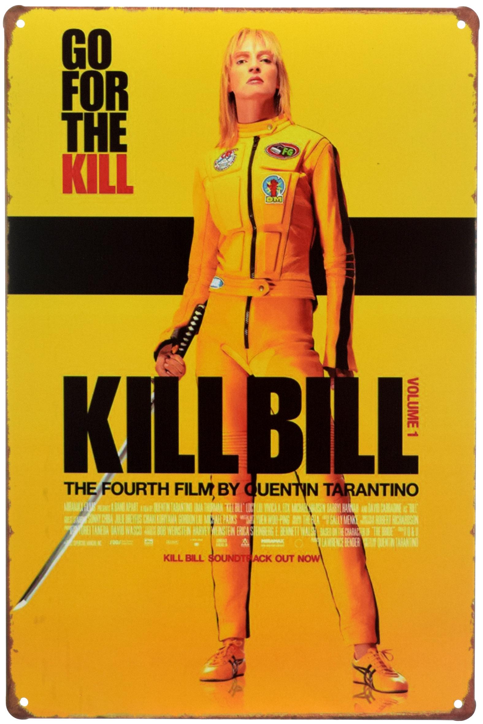Табличка металева Вбити Білла Пішли Вбивати/Kill Bill Go For The Kill 20x30 см - фото 1