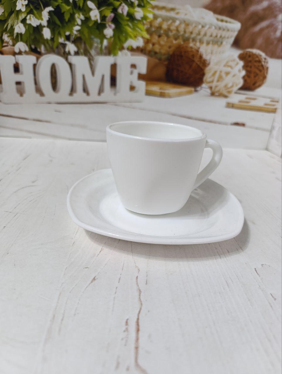 Чайный сервиз SNT 30123-03 стеклокерамика 220 мл 12 предметов Белый (30368903)