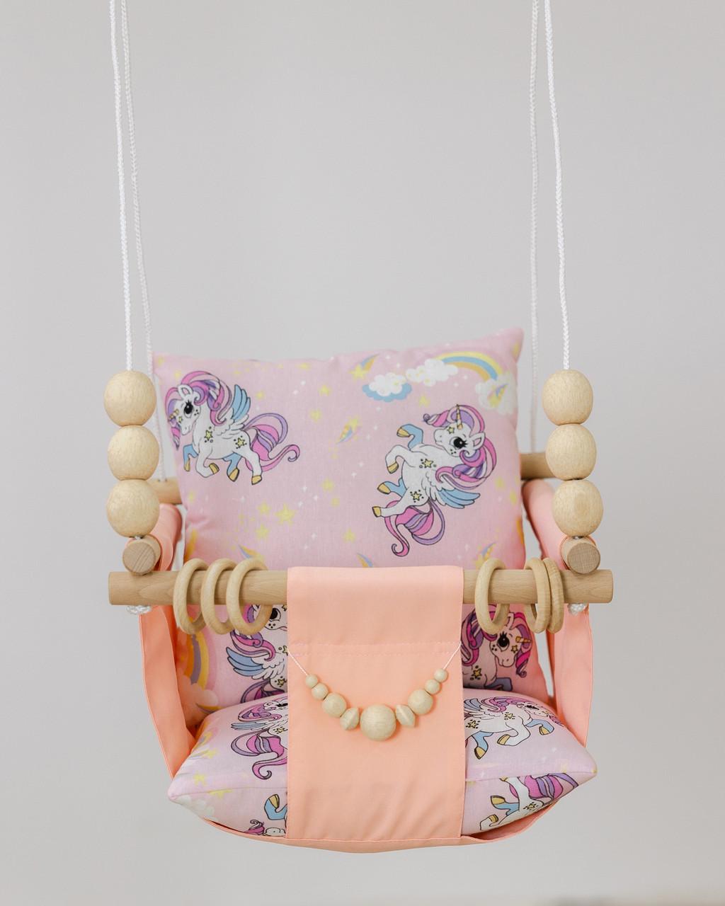 Вігвам для дівчинки Unicorn матрац БОН БОН з подушками з кошиком з підвісною гойдалкою - фото 4 Вігвам для дівчинки Unicorn матрац БОН БОН з подушками з кошиком з підвісною гойдалкою - фото 4