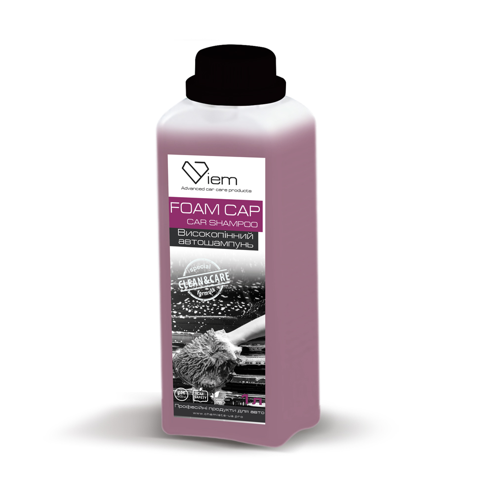 Шампунь автомобільний High foamy car shampoo VIEM FOAM CAP високопінний 1 л.