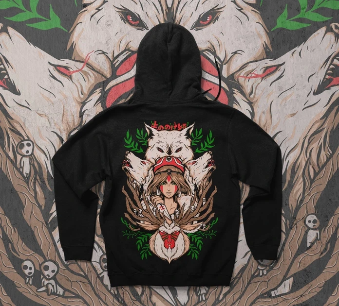 Худи для подростка мальчика с принтом Princess Mononoke 180 см (Anime11149)