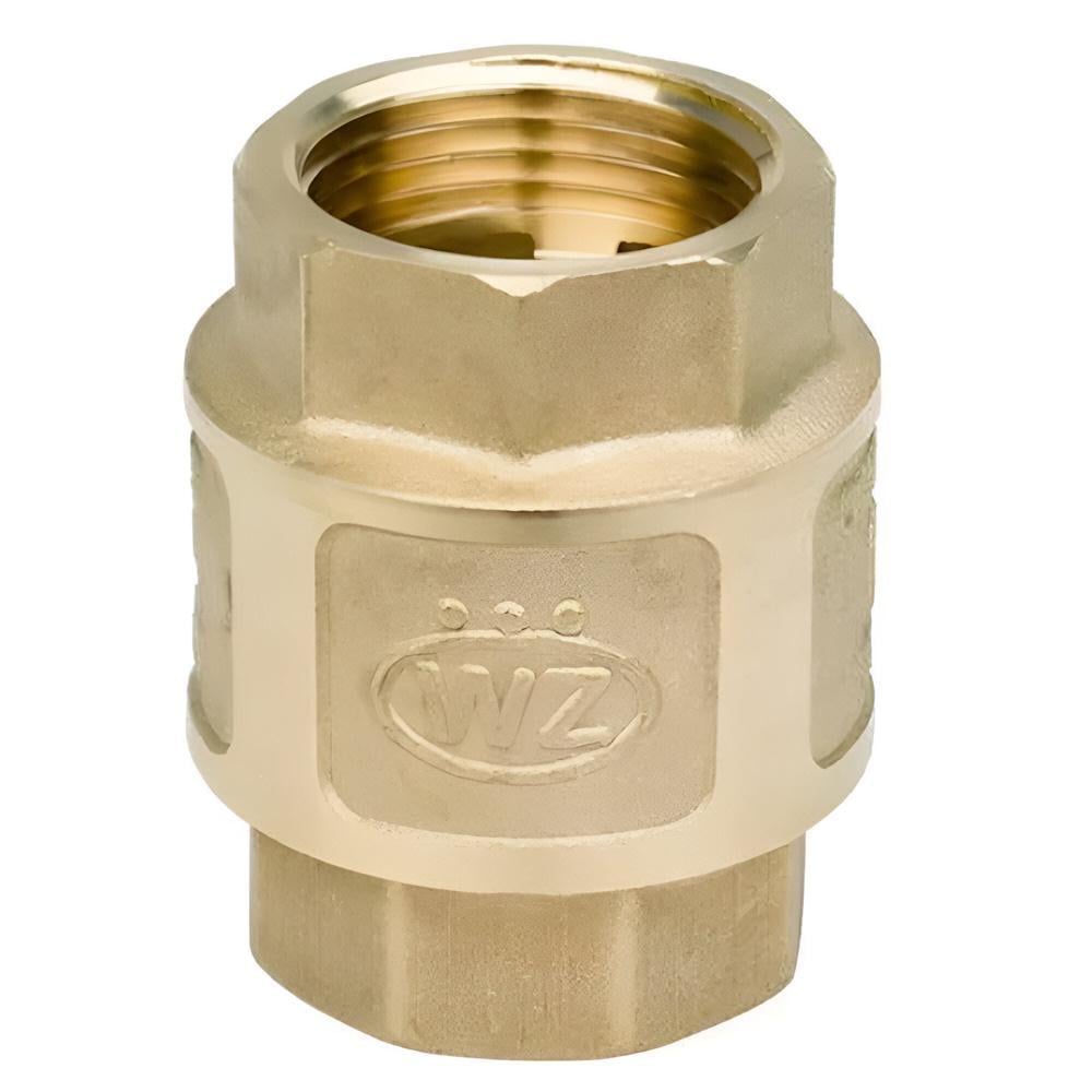Обратный клапан Wezer DN15 1/2" ВВ с латунным штоком (SQ-1038207)
