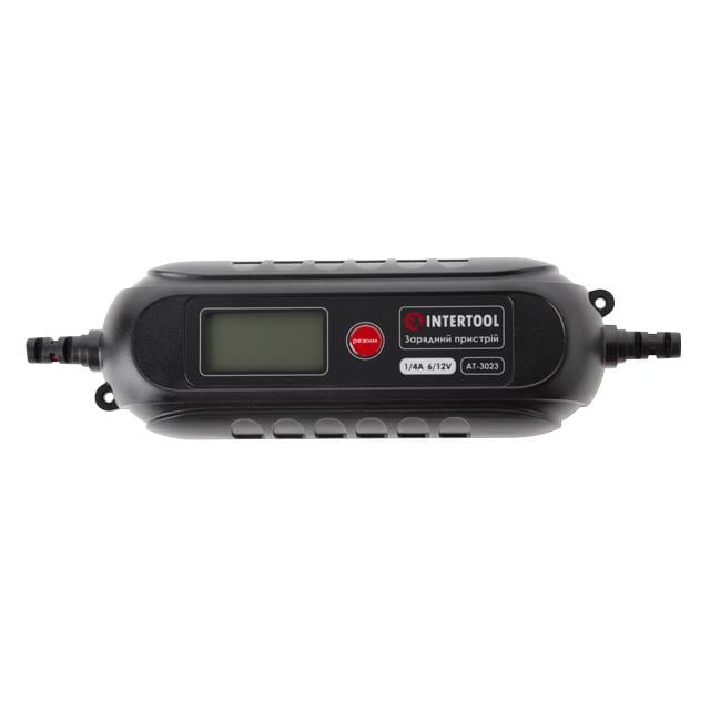 Зарядний пристрій Intertool 6/12 В 0,8/3,8 А 230 В 1,2-120 А/г (AT-3023)