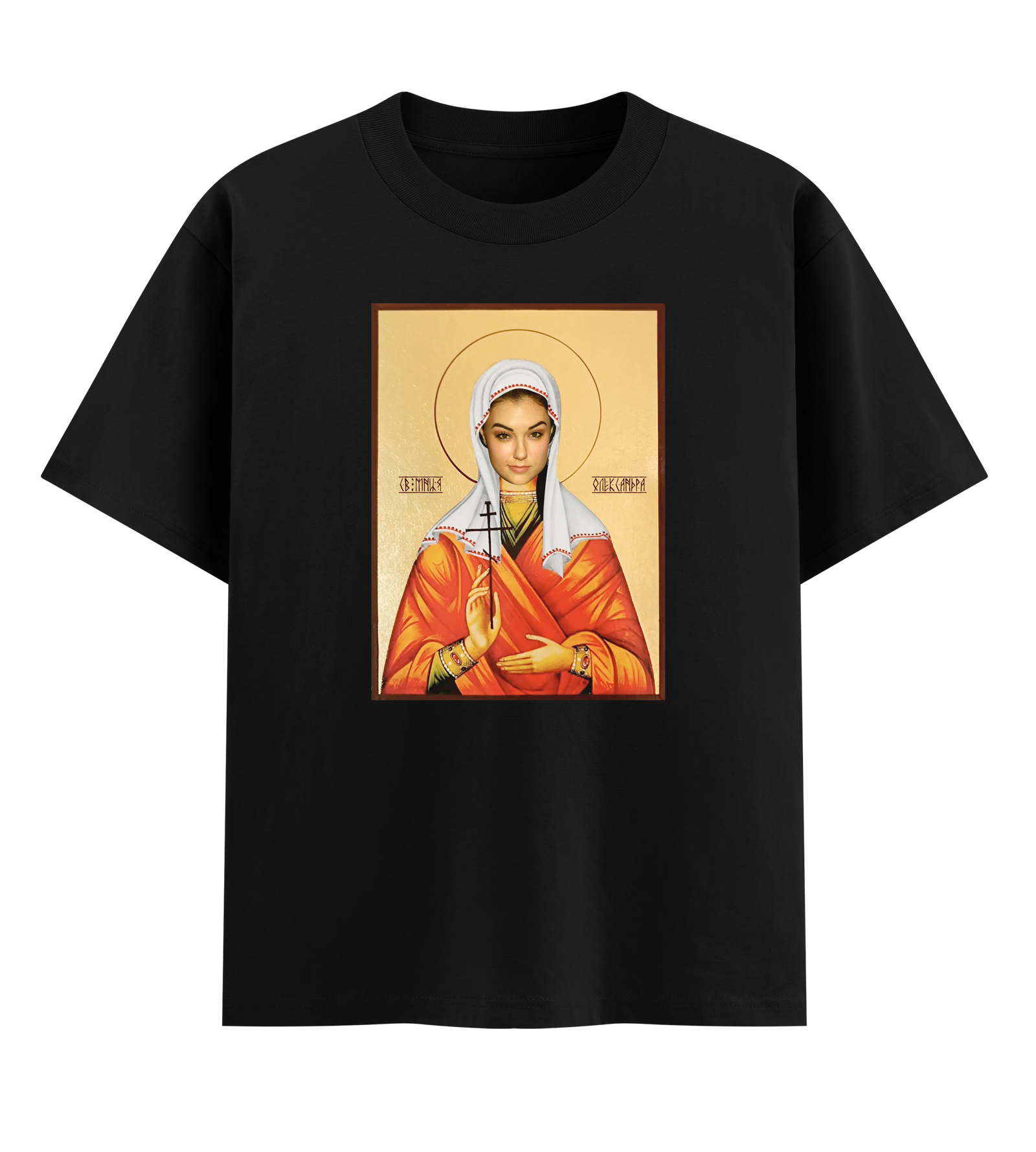 Футболка оверсайз Ponty Shop з вашим фото Оберіг від коханок ХЛ Чорний (946341019532)