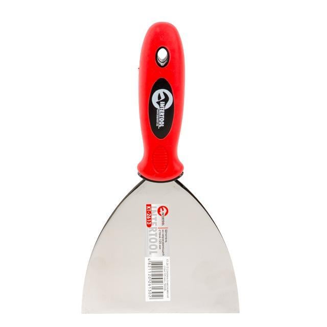 Шпатель Intertool KT-2613 із нержавіючої сталі 125 мм Проф