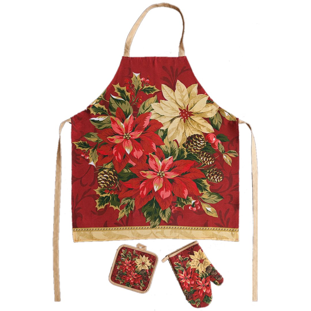 Текстильный кухонный набор XOPC-M Добра господыня фарту/прихватка/рукавица (4011-3) Текстильный кухонный набор XOPC-M Добра господыня фарту/прихватка/рукавица (4011-3)