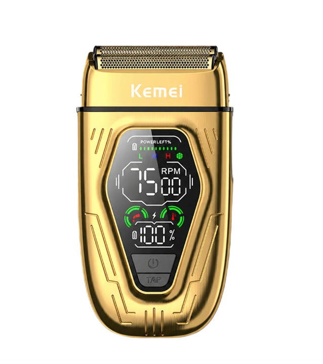 Электробритва мужская KM-T360 USB Золотой (35479990) Электробритва мужская KM-T360 USB Золотой (35479990)