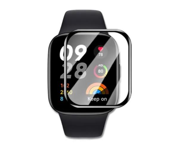 Защитное стекло SoftGlass Full Cover для смарт-часов Xiaomi Redmi Watch 3 Black