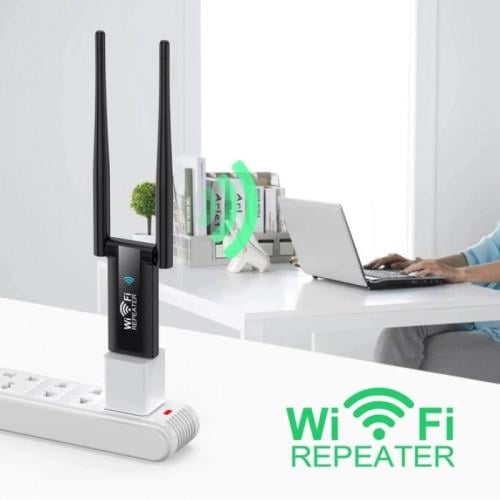 Ретранслятор WiFi USB сигналу на 2 антени підсилювач вай фай сигналу для роутера (c6ed9993) - фото 2