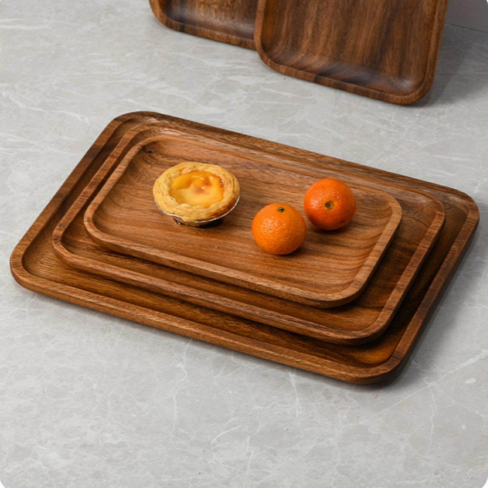 Тарілка дерев'яна прямокутна 30х20 см (WPR-3002) - фото 3 Тарілка дерев'яна прямокутна 30х20 см (WPR-3002) - фото 3