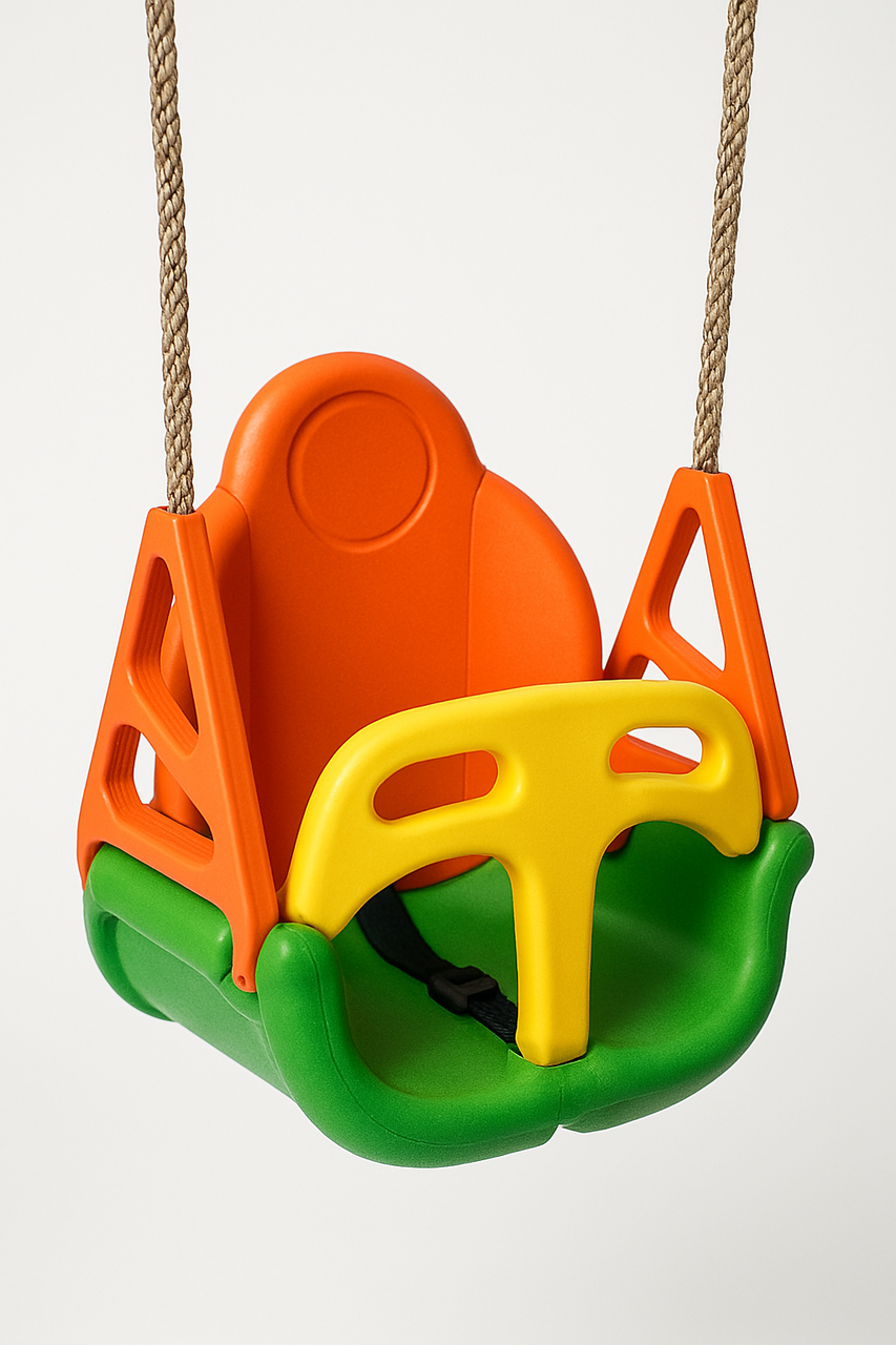 Дитяча гойдалка-трансформер WCG SUPER GROW 3в1 пластиковий з ременями до 70 кг (W-133)