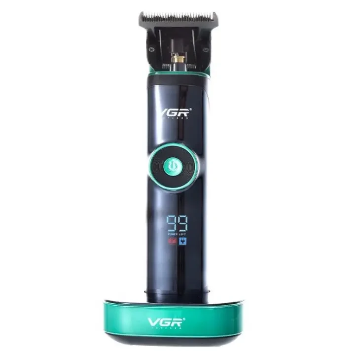 Машинка для стрижки з підставкою VGR Professional V-671 Black (2485929858)