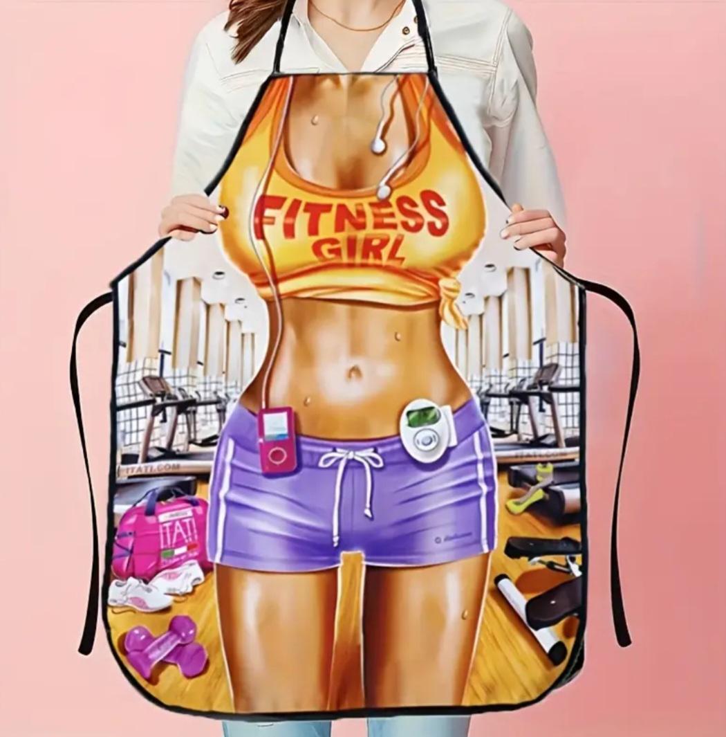 Фартук с приколом на кухню 75х60 см Разноцветный (50038) - фото 2 Фартук с приколом на кухню 75х60 см Разноцветный (50038) - фото 2