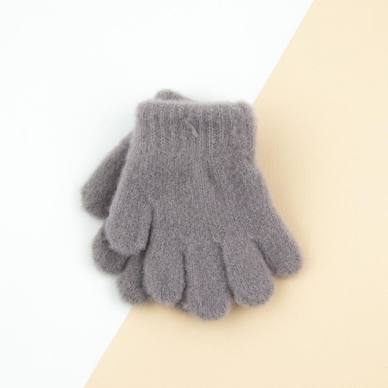 Перчатки детские зимние 2-3 года Серый (23-3-11) Перчатки детские зимние 2-3 года Серый (23-3-11)