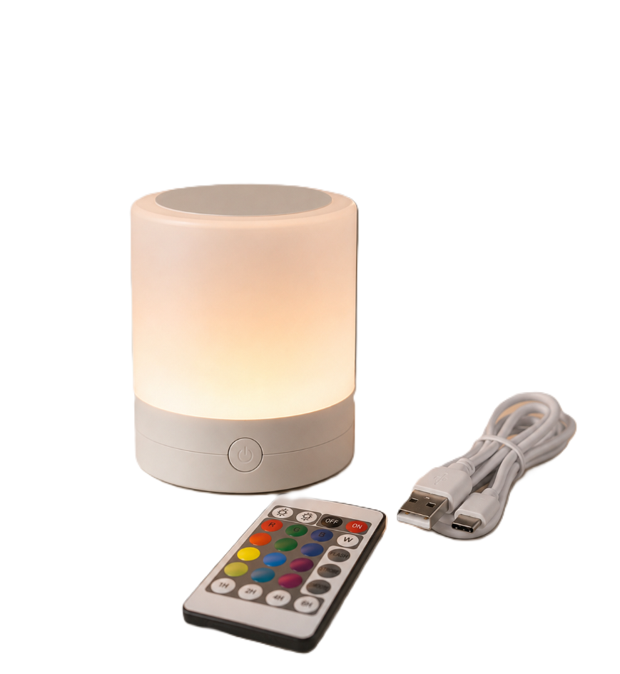Светильник-ночник LED настольный Mini touch lamp от USB аккумуляторный RGB (36483413)