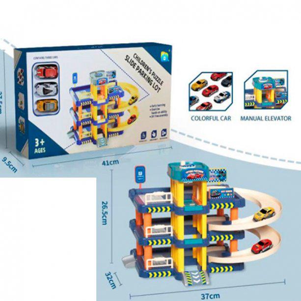 Набір гараж з машинками Metr+ 9816 ліфт на батарейках (12364424) - фото 4