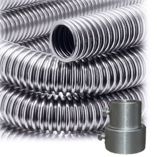 Гофротруба для генератора з перехідником ефективне відведення газу Ø 40 мм - фото 4 Гофротруба для генератора з перехідником ефективне відведення газу Ø 40 мм - фото 4