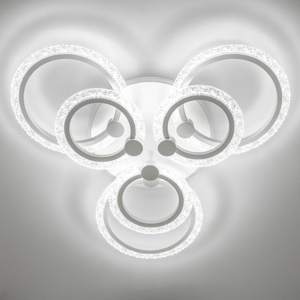 Светильник потолочный Luminaria LILY RGB 90W 7R с пультом White/Ice (fbfcb6ef)