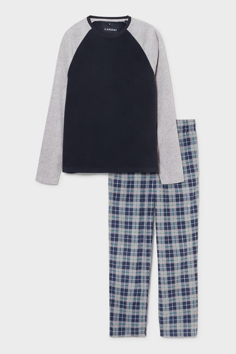 Пижама C&A клетка S Темно-синий (2117530)