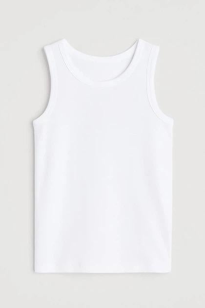 Майка H&M 1237524 92 см Белый