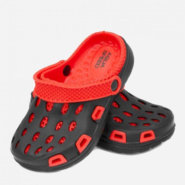 Крокси Aqua Speed SILVI 6335 р. 33 Чорний/Червоний (508-31 33)