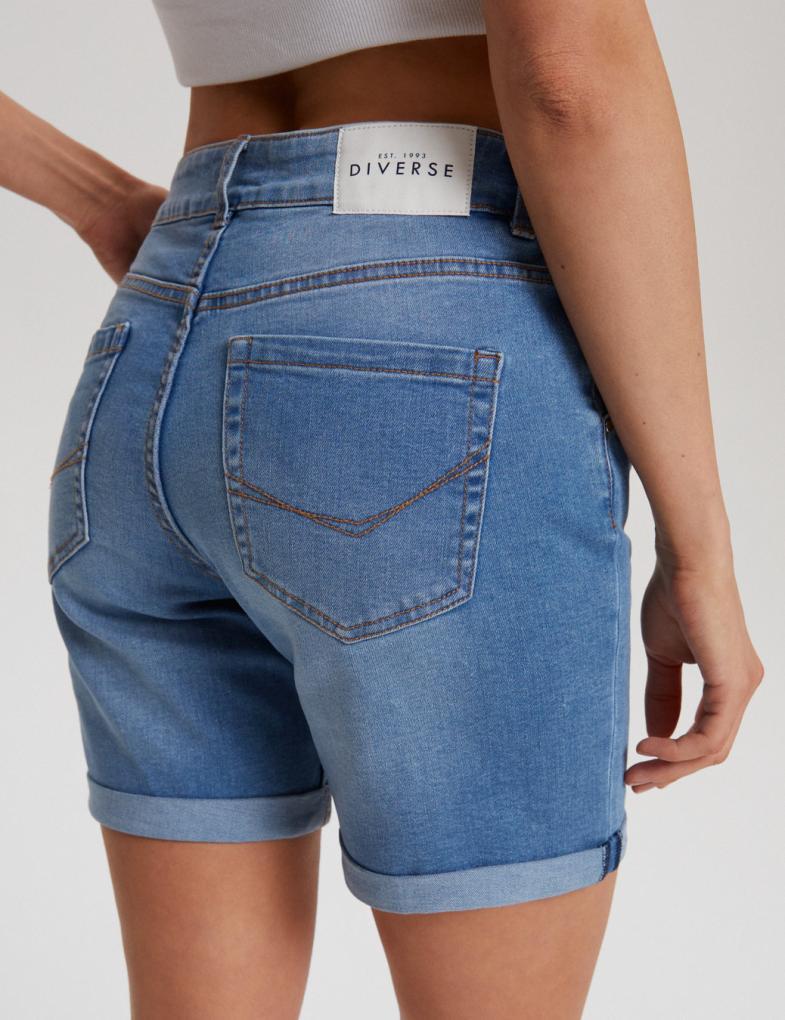 Шорти жіночі Diverse BOMIA джинсові XS Блакитний (5902598834034) - фото 4 Шорти жіночі Diverse BOMIA джинсові XS Блакитний (5902598834034) - фото 4