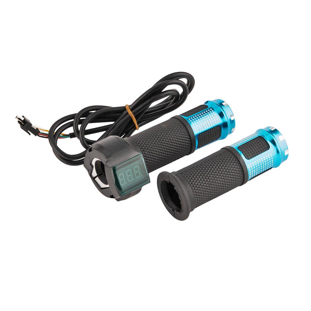 Ручка газа для электровелосипеда 12-72V синяя (A619053)