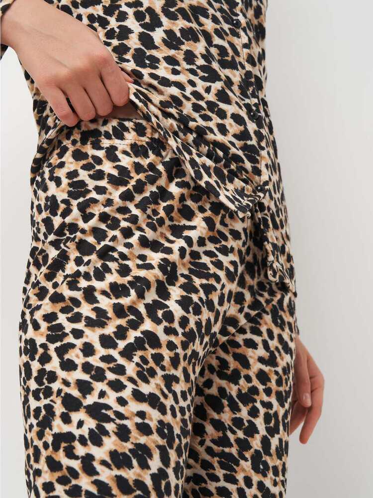 Пижама Boyraz 02010x77 женская S/M Леопардовый - фото 6