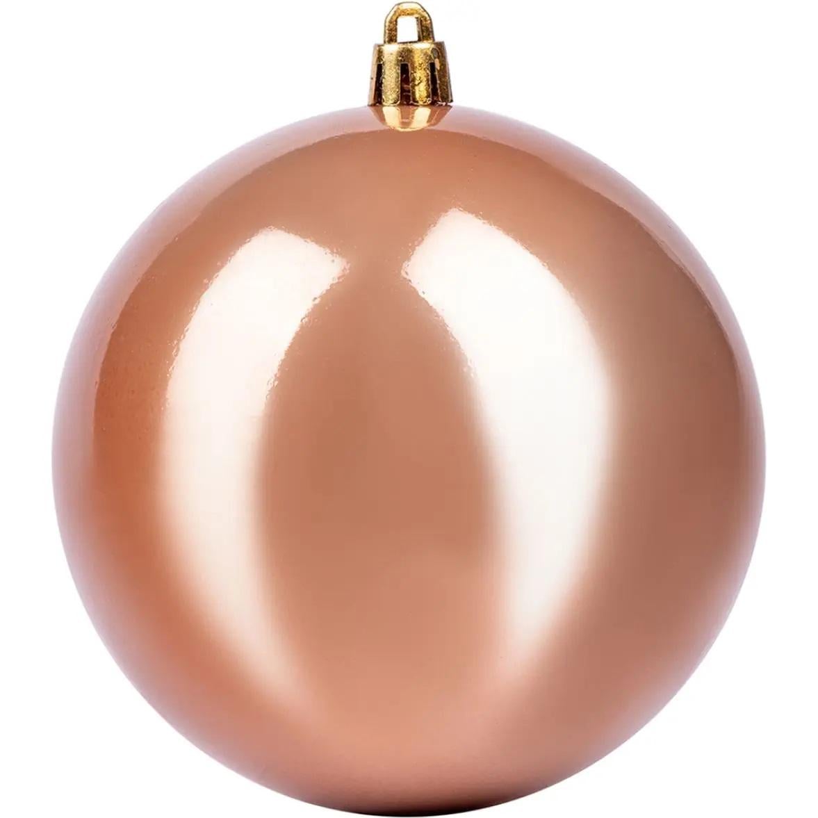 Игрушка на елку Шарик 10 см Темно-золотой (TY-5-R-265)