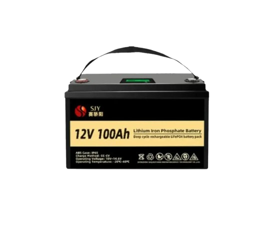 Акумулятор для ДБЖ SJY LiFePO4 12V 100Ah 1280Wh Smart BMS/LCD екран клас А (1088655430)