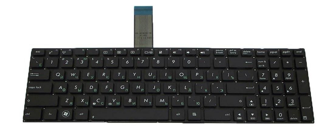 Клавиатура для ноутбука Asus W518 W518JX матовая (0KNB0-610ARU00)