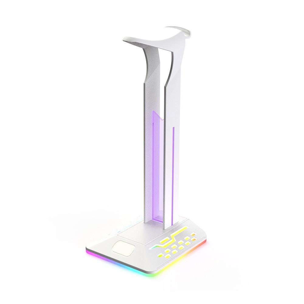 Подставка для геймерских наушников RGB Headphone Stand с двойным USB-хабом - фото 1