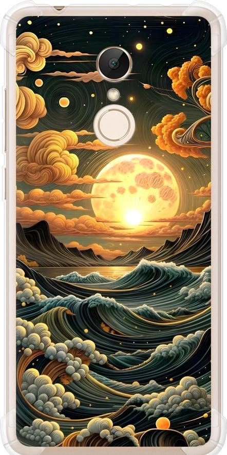 Чехол на Xiaomi Redmi 5 Арт волны (6332sp-1350-42517)