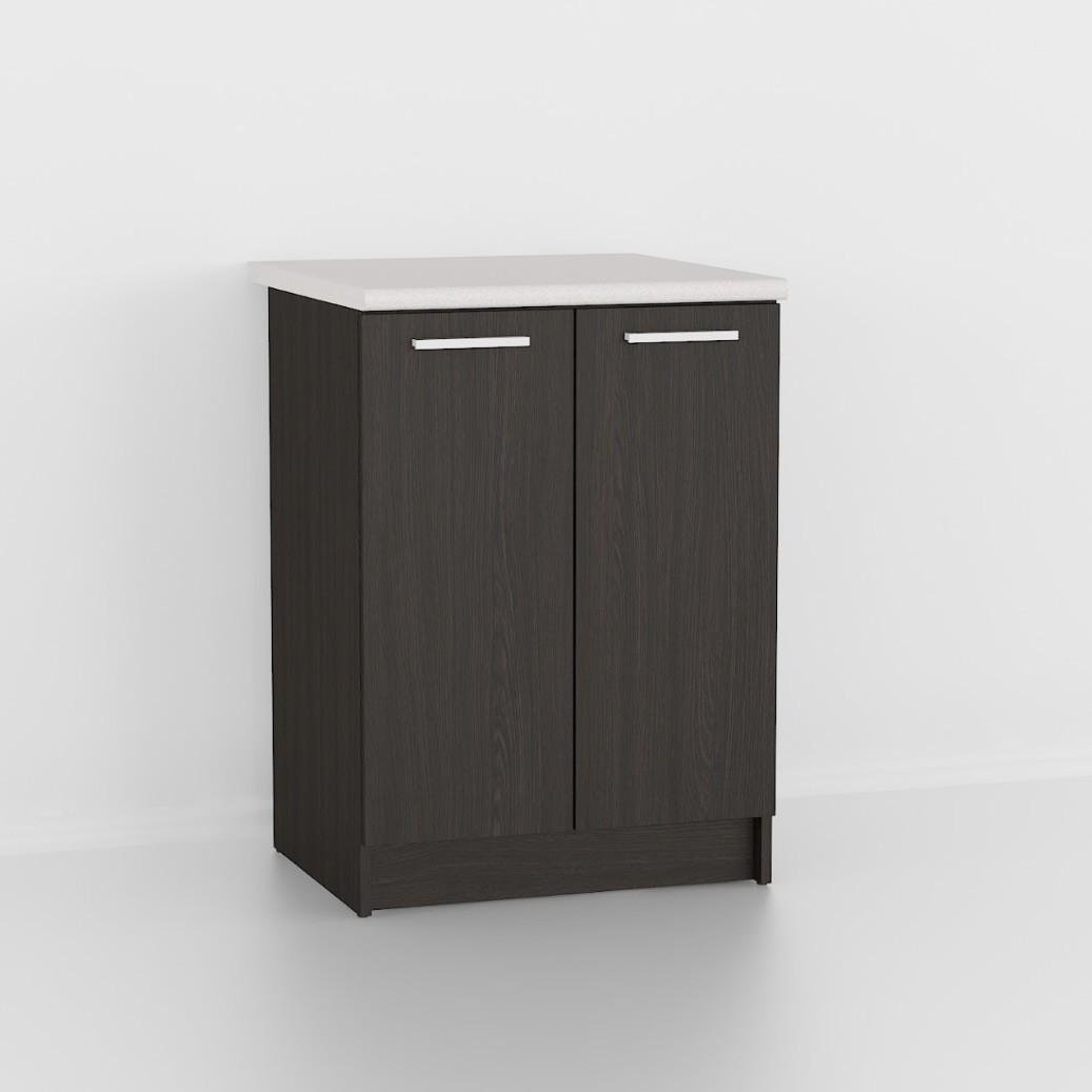Тумба для кухни Fusion из ДСП 600х824х466 мм Венге темный (CN-4)