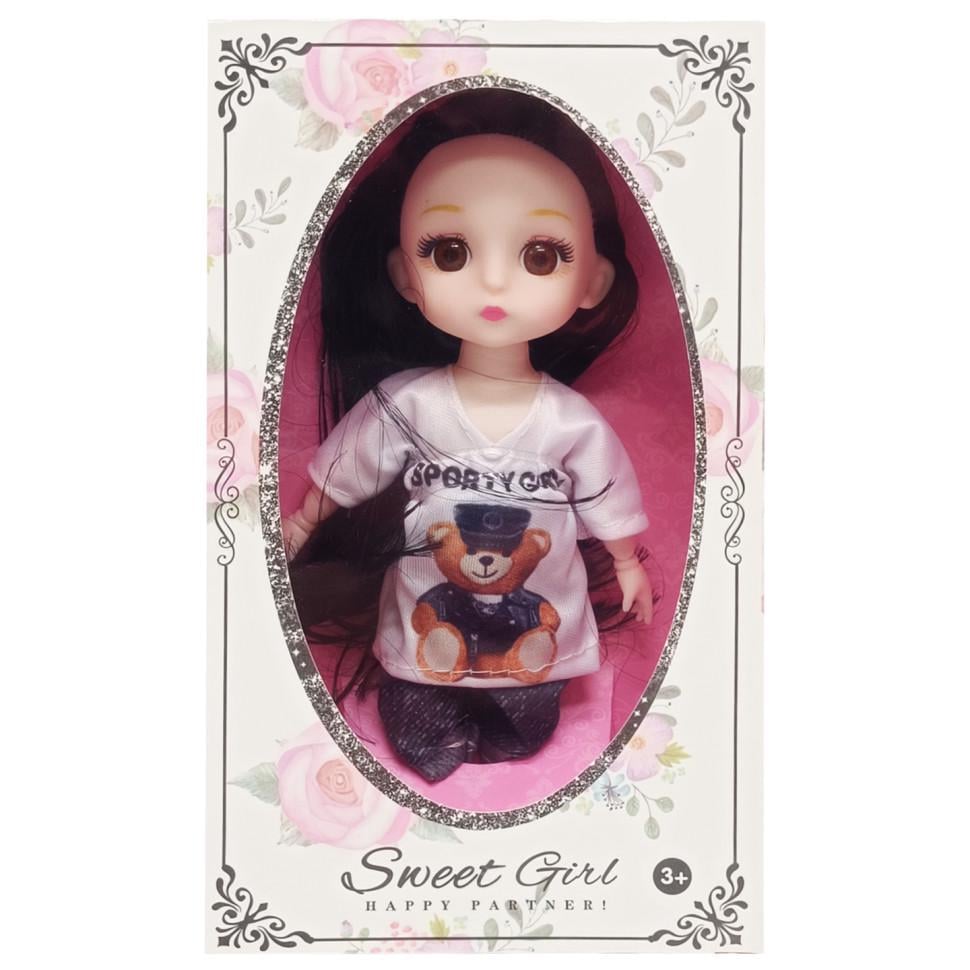 Лялька дитяча Fashion Sweet Girl 3396-144 Чорний (26119270)