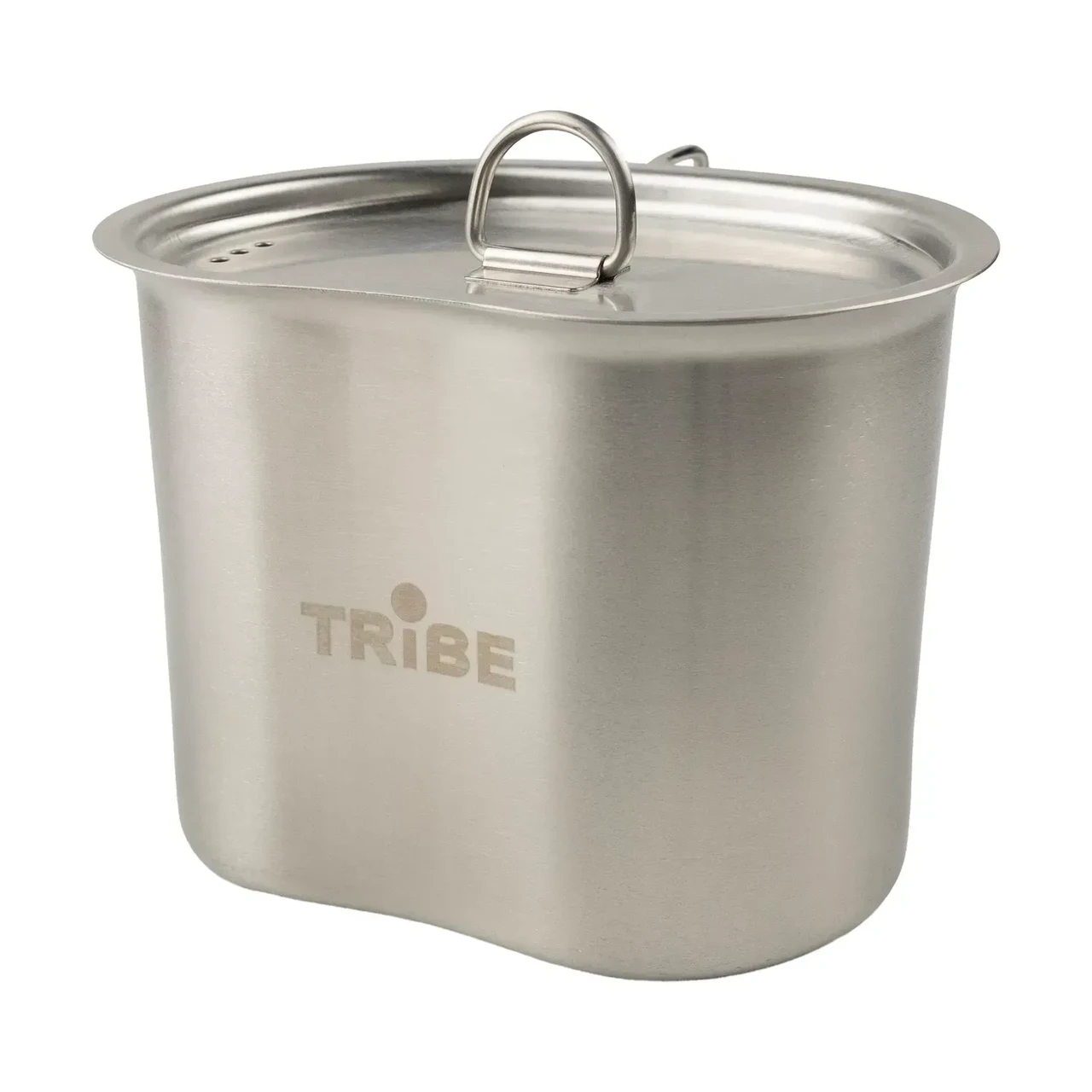 Котелок компактный Tribe Scout с крышкой для походов и кемпинга 0,7 л (T-FH-0011-metal)