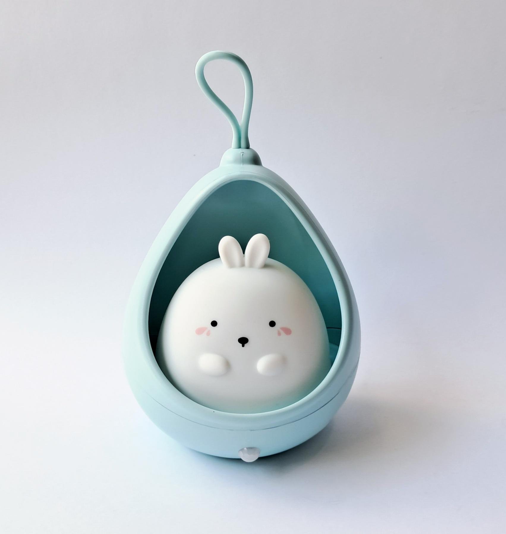 Світильник акумуляторний зайчик у кошику із сенсором руху Синій (TL-11ZA) - фото 6 Світильник акумуляторний зайчик у кошику із сенсором руху Синій (TL-11ZA) - фото 6