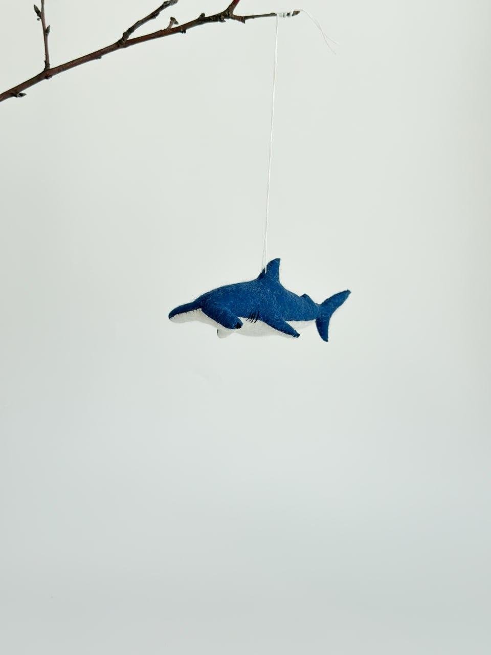 Мягкая игрушка фетровая акула-молот ручная работа (29472365)