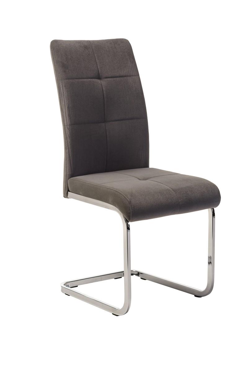 Стул обеденный Vetro Mebel S-119 металл хромированный Серый